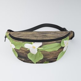 White Trillium Trio by Reay of Light Fanny Pack