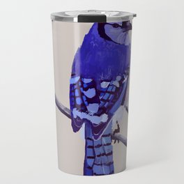 Blue Jay Bird Travel Mug
