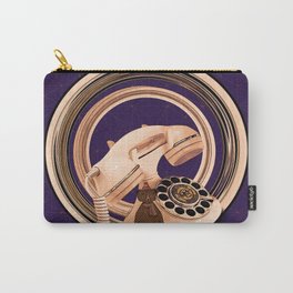call me Carry-All Pouch | Digital, Pop Art, Graphicdesign, Urple, Pattern, Typography, Circle, Phone 