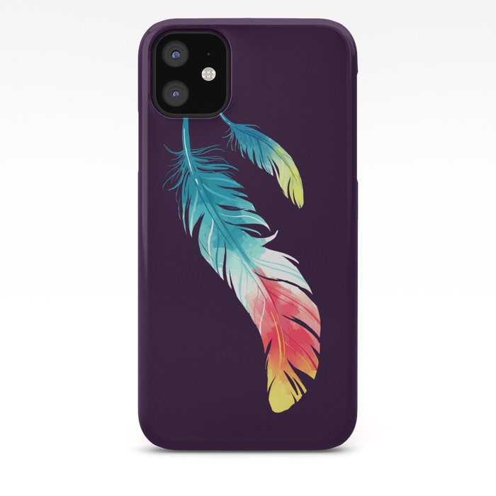Feather iPhone Case by freeminds | Society6