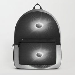 Total Solar Eclipse Illuminated by Sun  Backpack | Moon, Wyoming, Circle, Astrophysics, Eclipsing, Astronomical, Astrophysical, Enaowens, Douglas, Diamondring 
