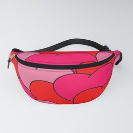 True Love - Bright Doodle Hearts  Fanny Pack
