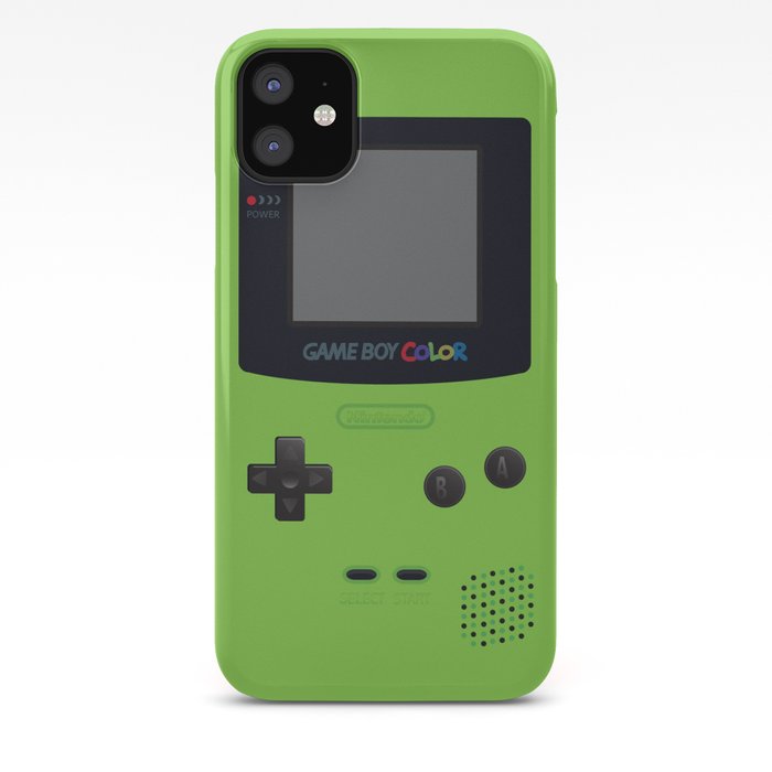 Gameboy Color Green Iphone Case By Cedricstouati Society6