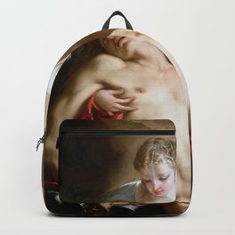 Antonio Bellucci - Saint Sebastian (1718) Backpack | Oil, Religious, Catholic, Saint, Martyr, Sebastian, Art, Italian, Painting, Christian 