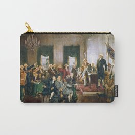 The Signing of the Constitution of the United States - Howard Chandler Christy Carry-All Pouch | Washington, Painting, Constitutionallaw, Ratifyconstitution, Foundingfathers, Chandler, Washingtondc, Congress, Constitution, Franklin 