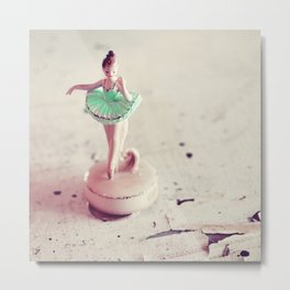 ballerina Metal Print | Musicbox, Cream, Dancer, Children, Mint, Vintage, Blush, Ballerina, Photo, Pink 
