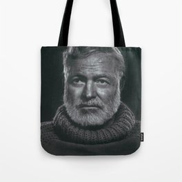Earnest Ernest Hemingway Tote Bag