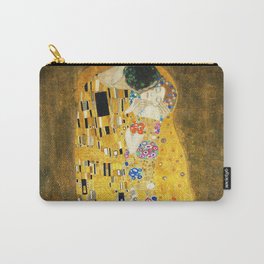 Gustav Klimt The Kiss Carry-All Pouch | Vintage, Kiss, Gustavklimt, Artnouveau, Painting, Klimtthekiss, Jugendstil, Love, Gold, Iconic 