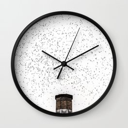 Swift Migration Wall Clock | Nesting, Swifts, Migration, Sky, Nature, Chimney, Feeding, Oregon, Smokestack, Portland 