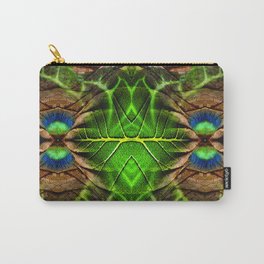 Leafy Pandanus Carry-All Pouch | Collage, Photo, Nature, Pattern 