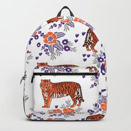 Tigers orange and purple clemson football varsity university college sports fan gifts Backpack | Pattern, Clemson, Tigers, College Football, College, Ink, College Sports, Minimal, Tiger, Fan 