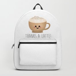 Thanks A Latte Backpack | Illustration, Comic, Thankyou, Tycards, Drawing, Lattecard, Latte, Cards, Thankyoucard, Thanksalatte 