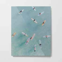 float xviii Metal Print | Sufer, Waves, Travel, Beach, Minimal, Coastal, Adventure, Digital, Nature, Simple 
