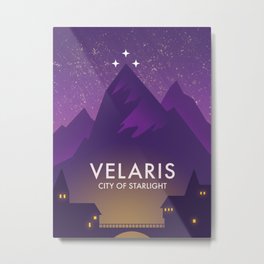 Velaris Night Court ACOTAR Metal Print | Graphicdesign, Acotar, Prythian, Cassian, Digital, Graphic, Rhysand, Acomaf, Acosaf, Feyre 