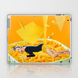 Cheese Dreams Laptop & iPad Skin | Curated, Macncheese, Collage, Popart, Food, Retro, Cheese, Macaroniandcheese, Midcentury, Macandcheese 