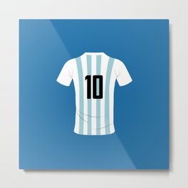 10 Argentina Metal Print | Game, Balon, Digital, Drawing, Messi, Kick, Camiseta, Soccer, Remera, Pelota 