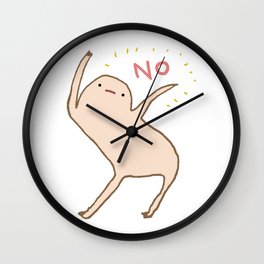 Honest Blob Says No Wall Clock | Punk, Silly, Honest, Nah, Nope, Dance, Funny, Cartoon, Demonstration, Drawing 