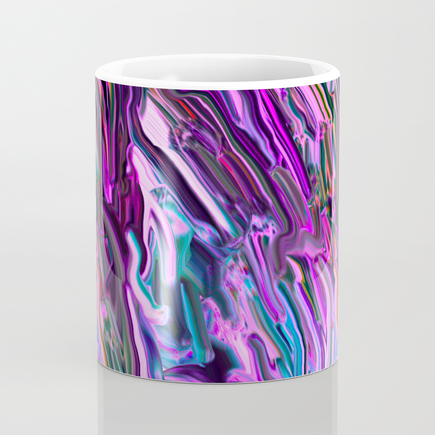 Melted Crayons Abstract Painting Coffee Mug By Magzmay Society6