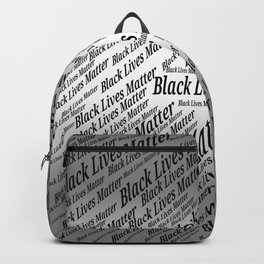 BLM Backpack | Matter, Pattern, Typography, Illustration, Blm, Graphicdesign, Vector, Abstract, Blacklivesmatter, Black And White 