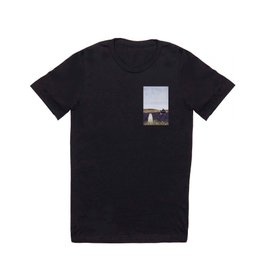 Lavender Fields T Shirt | Haunt, Ghost, Lanscape, Nature, Painting, Meadow, Summer, Creepy, Field, Digital 