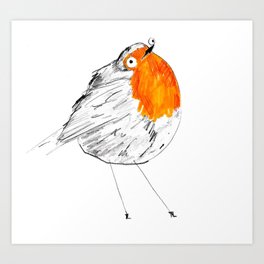 Hello Monday Kunstdrucke | Colour, Curated, Comic, Drawing, Animal, Bird, Rubyetc, Cartoons, Illustration 