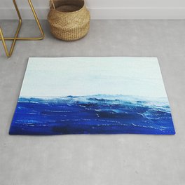 Ocean Calm Rug | Winter, Oil, Silence, Other, Acrylic, White, Cold, Painting, Sky, Water 