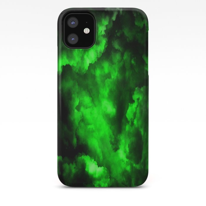 Envy Abstract In Black And Neon Green Iphone Case By Printpix