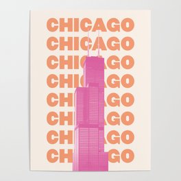 Chicago Willis Tower Poster