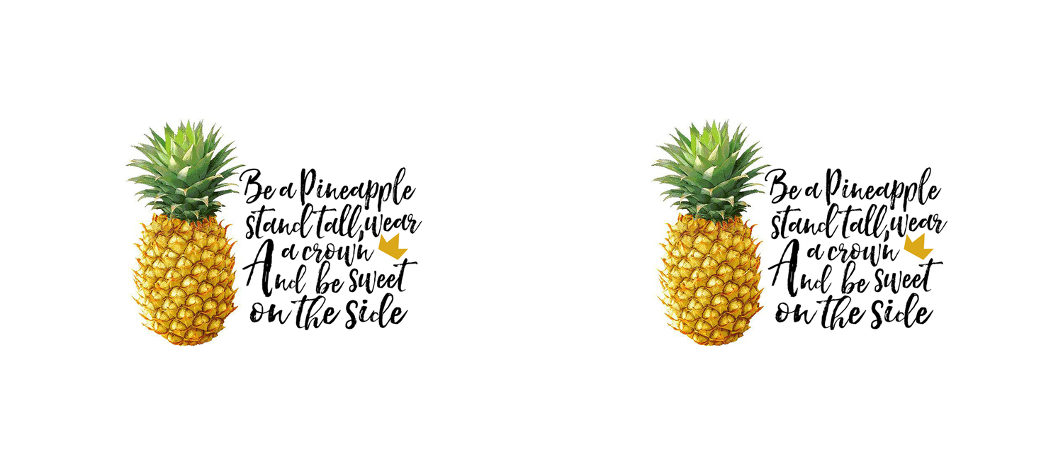 Motivational Print Printable Wall Artart Quote Pineapple Print Be Like A Pineapple Stand Tall Coffee Mug By Milos955 Society6