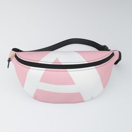 A MONOGRAM (WHITE & PINK) Fanny Pack