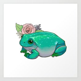 Green Frog Art Prints For Any Decor Style Society6