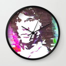 JIM Wall Clock | Alenzero, 60S, Rock60S, Singer, Popart, Painting, Jimmorrison, Sixties, Digital, Rock 