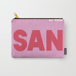 SAN San Diego airport code 1 Carry-All Pouch | Codetag, Travel, Traveler, Losangeles, California, Lax, Oceansummer, Beachstyle, Modern, Typography 