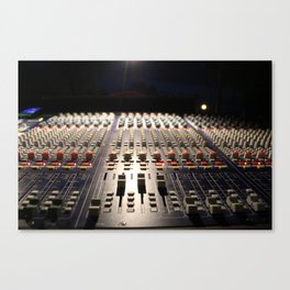 Nighttime Soundboard Photo Canvas Print