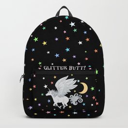 Glitter Butt! Backpack | Alicorn, Unicorn, Painting, Fantasy, Digital 