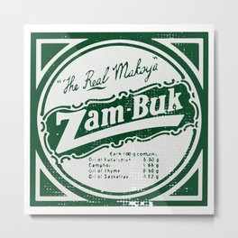 Zam-Buk The Real Makoya Herbal Ointment  Metal Print
