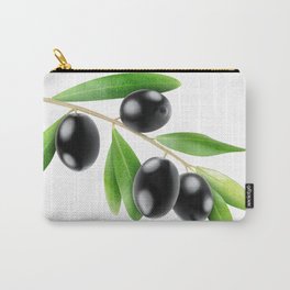 Branch with olives Carry-All Pouch | Fruit, Tree, Fresh, Photo, Olive, Cut, Vegetarian, Food, Fruits, Berries 