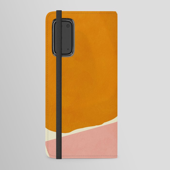 shapes geometric minimal painting abstract Android Wallet Case