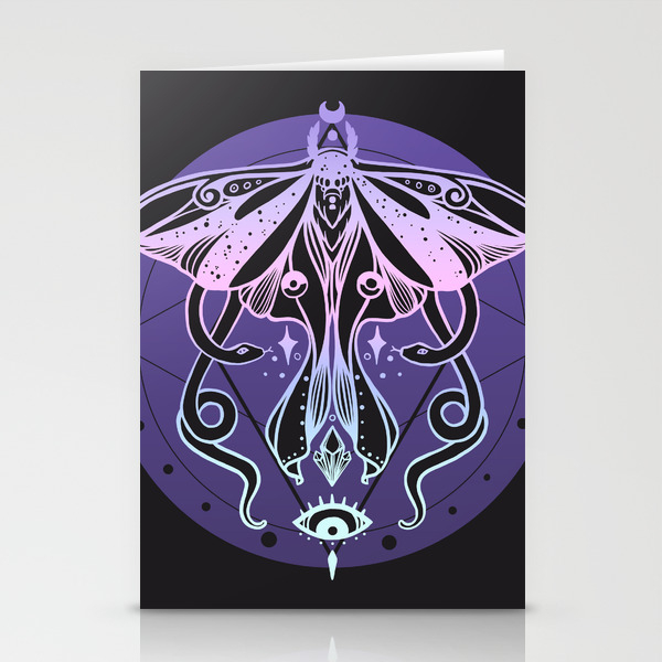 Luna Moth Snakes Third Eye Stars And Witchy Aesthetic Pastel