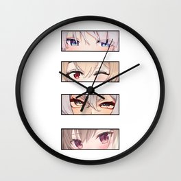 Anime Eyes Wall Clock