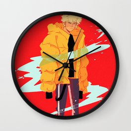 Bakugou winter coat Wall Clock