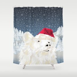 White Christmas - Beary Merry Christmas Shower Curtain