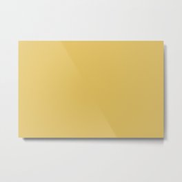 Golden Yellow Solid Hue - 2022 Color - Shade Pairs Dunn and Edwards Candelabra DE5431 Metal Print | Solid, 2022 Trending, 2022, Dark, Colour, Colours, Solid Colours, Hue, 2022 Hue, Graphicdesign 