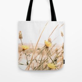 Dandelion Flower Tote Bag