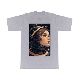Lady Jetson T Shirt | Space, Digital, Vintage, Jetsons, Acrylic, Woman, Yaged, Watercolor, Painting, Abstract 