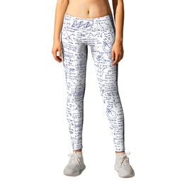 Physics Equations in Blue Pen Leggings | Scientific, Mathproblems, Problem, Formulae, Mathematical, Physics, Cerebral, Math, Numbers, Equations 