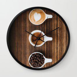 Delicious Coffee Wall Clock | Coffeebeans, Coffeedrinks, Caffeine, Freshlybrewed, Starbucks, Wood, Caffeineaddict, Goodmorning, Espresso, Espressoshots 