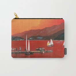 bloody hot Carry-All Pouch | Surreal, Utopic, Hell, Blood, Bloody, Trippy, 80S, Red, Culture, Holiday 