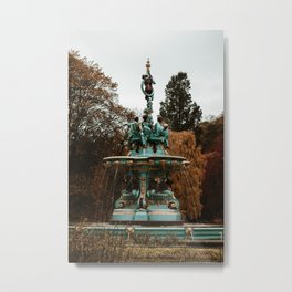 Ross Fountain Edinburgh Metal Print | Royalgardens, Travel, Scottishcity, Adventure, Park, Explore, Trees, Edinburgh, Edinburghcastle, Scotland 