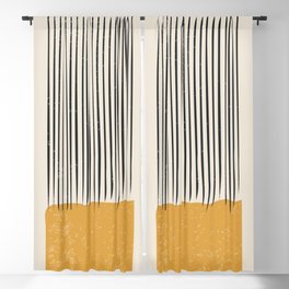 Mid Century Modern Minimalist Rothko Inspired Color Field With Lines Geometric Style Blackout Curtain | Lines, Modern, Graphicdesign, Rothkoinspired, With, Minimalist, Midcentury, Geometricstyle, Colorfield, Acrylic 